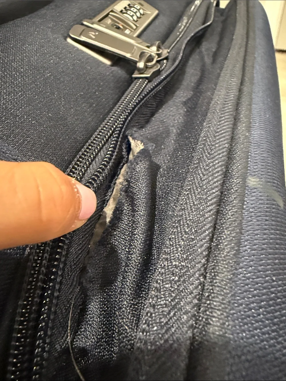 Roncato TSA-Approved Navy Carry-On with Built-In Lock and Expander